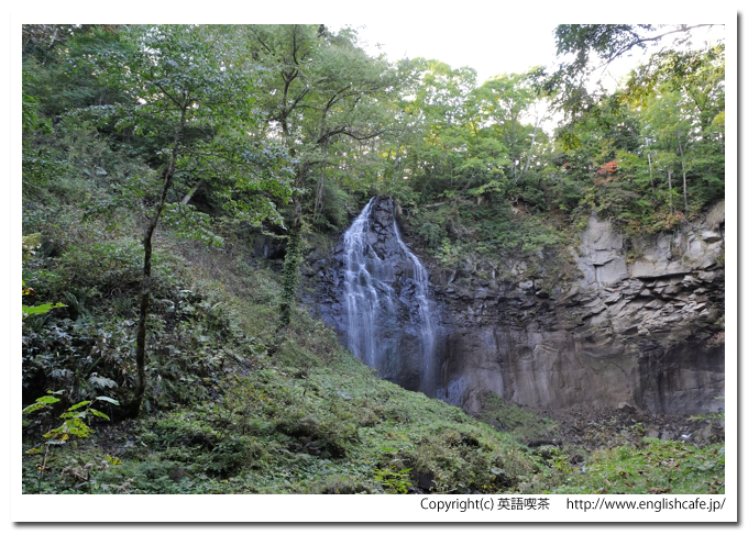 アシリベツの滝、左側の滝から（北海道札幌市）