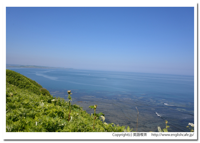 能取岬、能取岬から見る海の景色（北海道網走市）