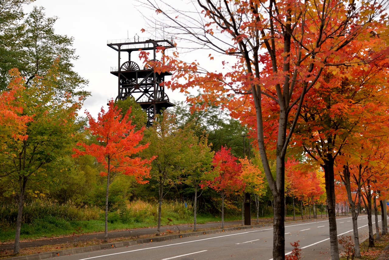 旧住友石炭赤平炭鉱立坑（北海道赤平市）