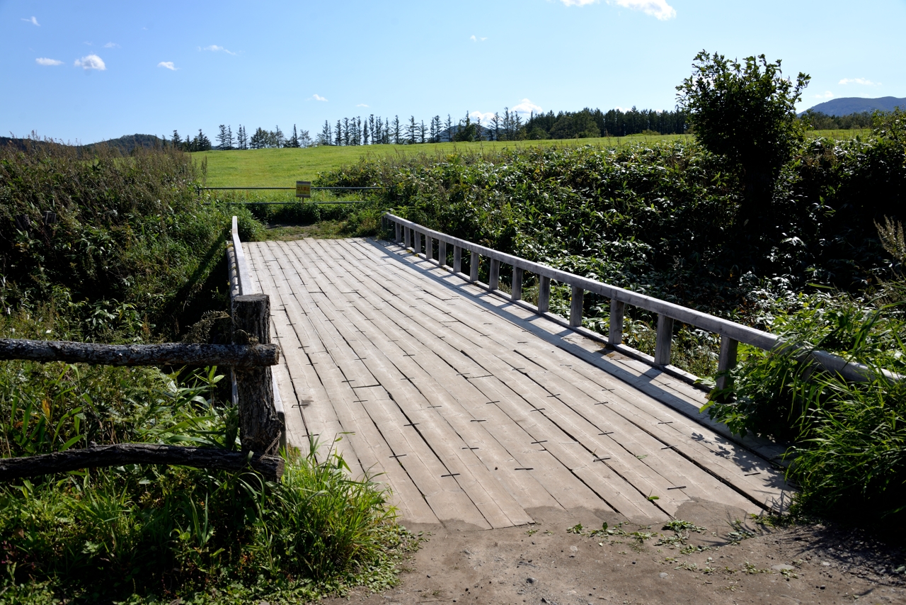 しばた牧場のへの道（なつぞらセット）（北海道新得町）