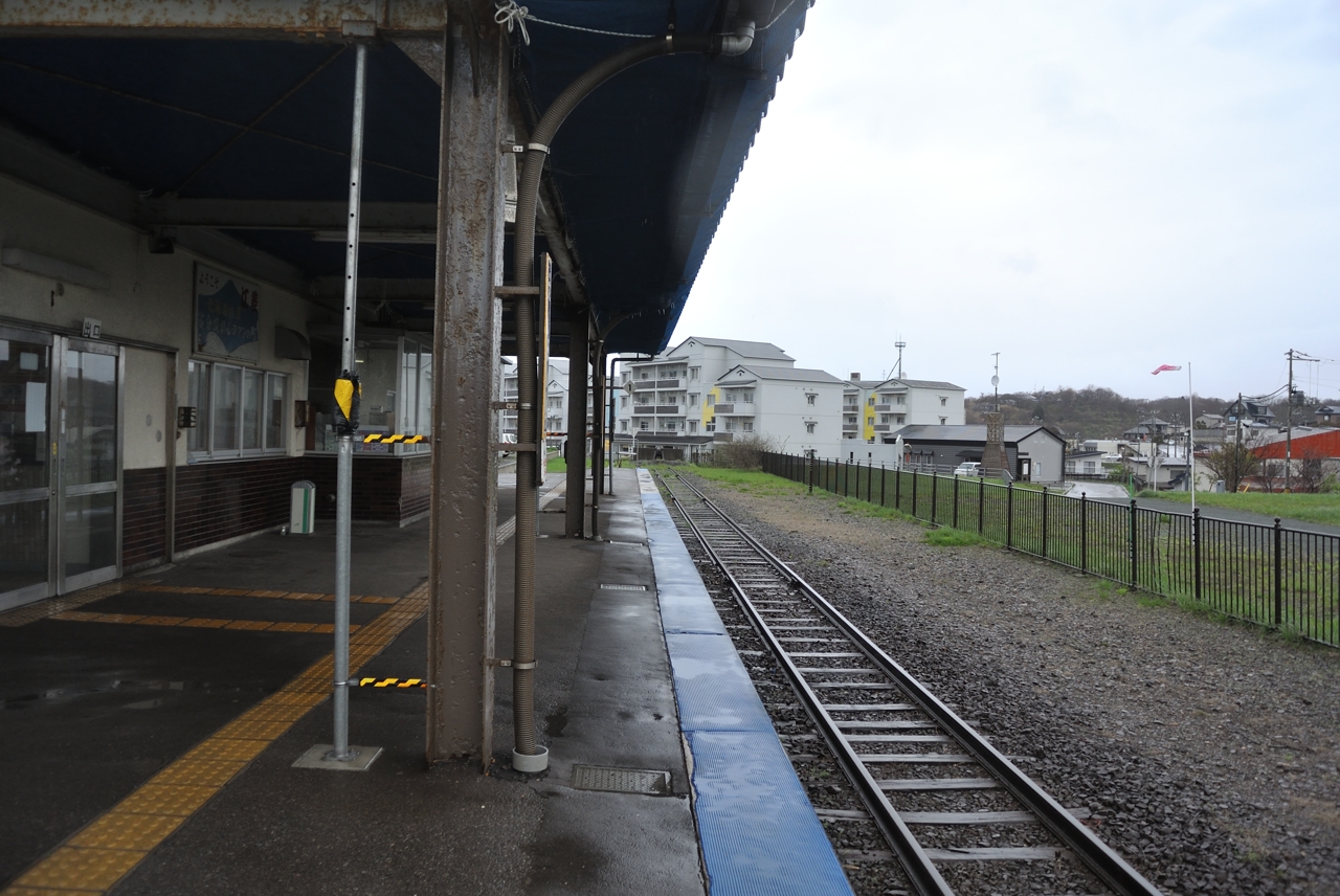 江差駅（旧江差線）（北海道江差町）