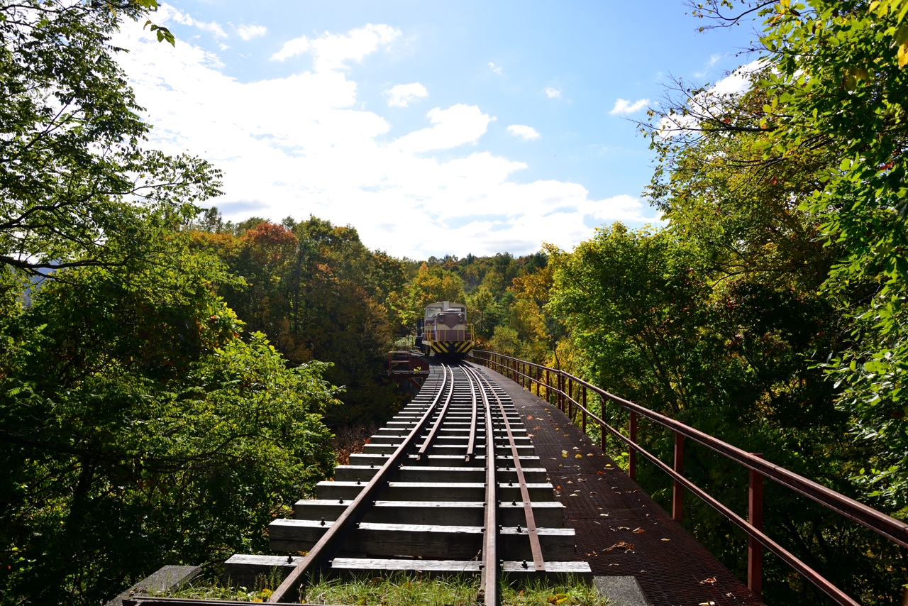 旧三井芦別鉄道炭山川橋梁（北海道芦別市）