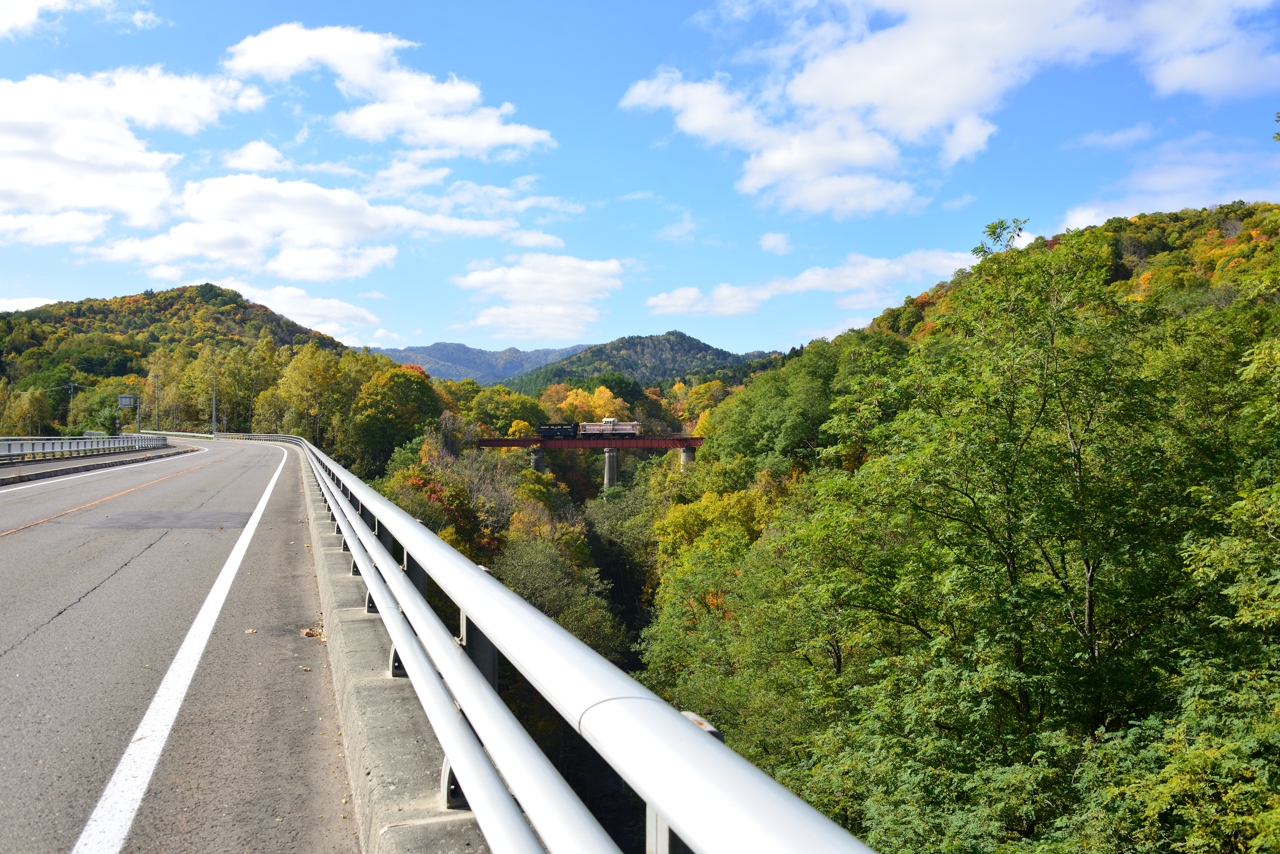 旧三井芦別鉄道炭山川橋梁（北海道芦別市）